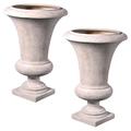 Design Toscano Viennese Architectural Garden Urn: Large Set of Two NE9150230